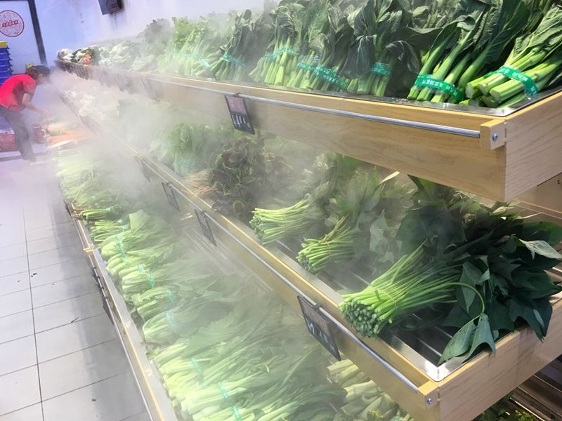 工業(yè)加濕器如何提高超市農(nóng)副產(chǎn)品的競爭力？